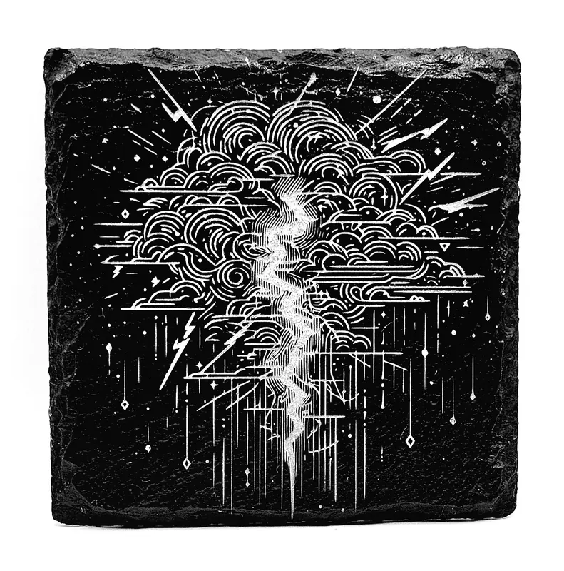 Engraved Tile - Custom ceramic engraving